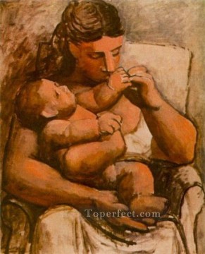 Mother and child3 1905 Pablo Picasso Oil Paintings
